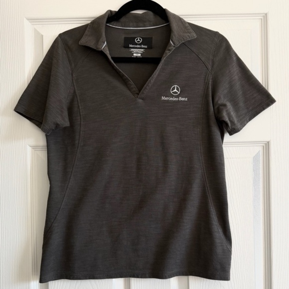 Mercedes-Benz Women’s Gray Polo Shirt